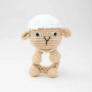 Chocalho Ovelhinha Amigurumi - Artesanato e Personalizados