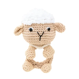 Chocalho Ovelhinha Amigurumi - Artesanato e Personalizados