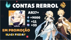🔥 CONTAS REROLL - GENSHIN IMPACT AR27+ / NA - AMÉRICA🔥