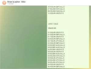 Sala de Sinais IQ option - EKKO PROMOÇÃO - Outros