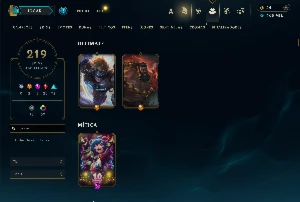 🔥 Conta Full Access | All Champ | Main Morg | 219 Skins - League of Legends LOL