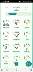 Conta nivel 31, 39 lendários, 18 shiny, 7 100% - Pokémon