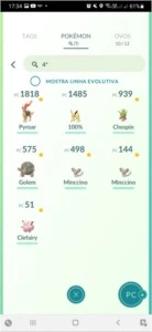 Conta nivel 31, 39 lendários, 18 shiny, 7 100% - Pokémon