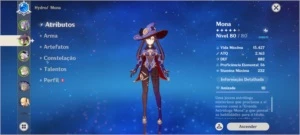 Geshin impact Keqing Albedo Qiqi e Mona lv 52 - Genshin Impact