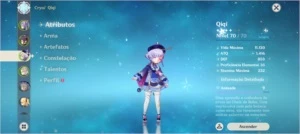 Geshin impact Keqing Albedo Qiqi e Mona lv 52 - Genshin Impact