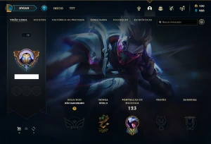 Conta Unranked Nivel 72 - 38 Campeões - 15 Skin(3 Vitoriosa) - League of Legends LOL