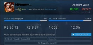 Contam Steam Lvl 35 +100 jogos (vac cs)