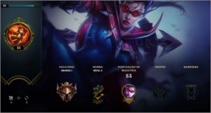 Conta Lol Bronze 1 81 pdl - League of Legends