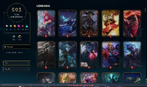 Conta Esmeralda 589 Skins C/ Vitoriosas, 54 Lend. 33 Miticas - League of Legends LOL