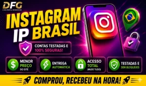 Contas Instagram Novas (IP Brasil) | O Menor Preço do Site - Redes Sociais