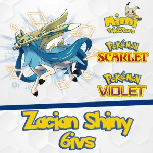 Zacian Shiny 6IVs - Pokémon Scarlet e Violet