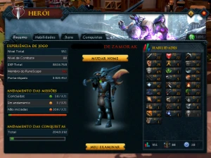 Conta Runescape 3 - RS3 - LVL 88 - Desapego