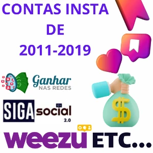 Contas do Instagram de 2011-2019-Para marketing Ads e seguir - Redes Sociais