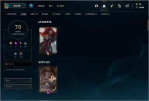 Conta Challenger - League of Legends LOL