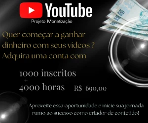 Impulsione seu Canal no YouTube com Nosso Serviço Exclusivo - Redes Sociais