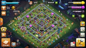 CV 15 Semi-Full + Paisagens e obstáculos - Clash of Clans