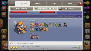 CV 15 Semi-Full + Paisagens e obstáculos - Clash of Clans