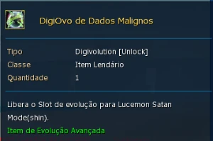 Luce Shin Item De Evolução - Digimon Masters Online DMO