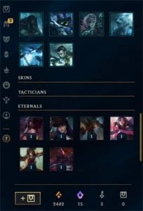 Conta com muito RP - League of Legends LOL