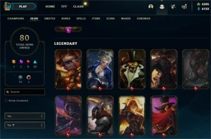 Conta com muito RP - League of Legends LOL
