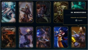 Conta de lol ( Era Main Sup ) - League of Legends