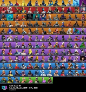 Conta De Fortnite Full Acesso - Glow + 151 Skins