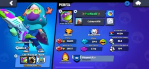 Conta brawl stars bem jogada com diversas skins 10 lendárias