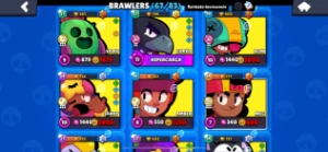 Conta brawl stars bem jogada com diversas skins 10 lendárias