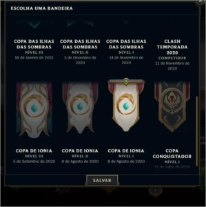 Conta LOL plat1, 50k de EA, 15skins + 56 frag de skin - League of Legends