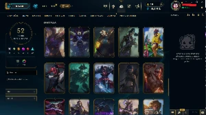 Conta league of legends (lol), 91 champs, 52 skin