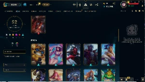 Conta league of legends (lol), 91 champs, 52 skin