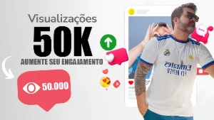 50Mil Visualizações Views Instagram Reels - Feed - IGTV - Redes Sociais