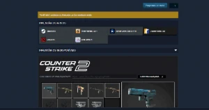 steam level 22, 44 jogos, perfil bonito, skins no cs2