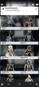 Conta de Warframe - Outros