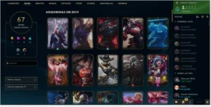 Vendo Conta League of Legends 128 campeões 64 skins