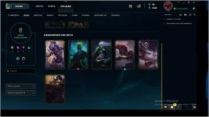 CONTA DE LEAGUE OF LEGENDS LOL