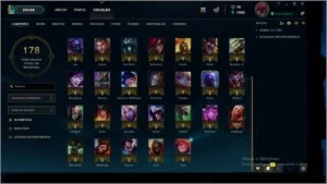 CONTA DE LEAGUE OF LEGENDS LOL