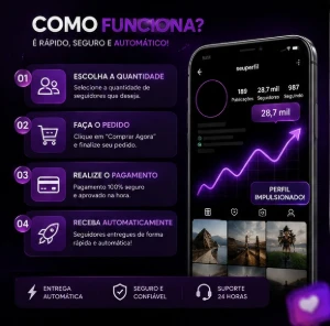 🏆 Mais Vendido | Seguidores Instagram A Partir De R$ 4,99 - Redes Sociais