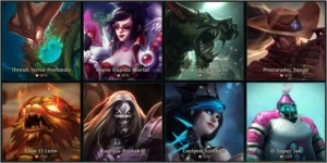 Conta prata II 90 Champions e 56 skins - League of Legends LOL