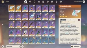 XIAO+ALBEDO+EULA+KEQING+QIQI E 2 ARMAS 5 ESTRELAS - Genshin Impact
