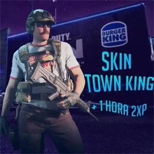CoD: MWII - Skin Burger King + 1 Hora 2XP - Call of Duty