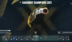 Karambit Champions 2021 - Conta valorant rara