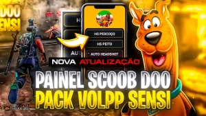 🐶 Painel Scooby-Doo Ff - Ios - Entrega - Free Fire