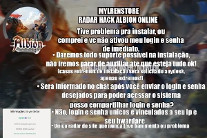  radar hack Albion online c sobreposição de tela (att)