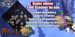 radar hack atualizado Albion online c sobreposição de tela