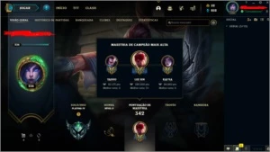 CONTA LEAGUE OF LEGENDS PLAT 4 LOL