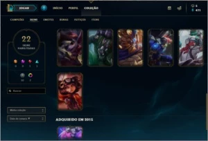Conta Platina MMR Alto - League of Legends LOL