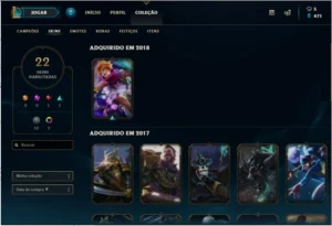 Conta Platina MMR Alto - League of Legends LOL
