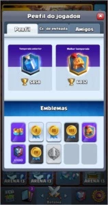 Royalezinho 21 cartas full, maioria pronta p upar. Baú/Ficha - Clash Royale