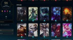 CONTA LOL - LVL 241 - 121 Champions - 56 Skins - FULL ACESSO - League of Legends